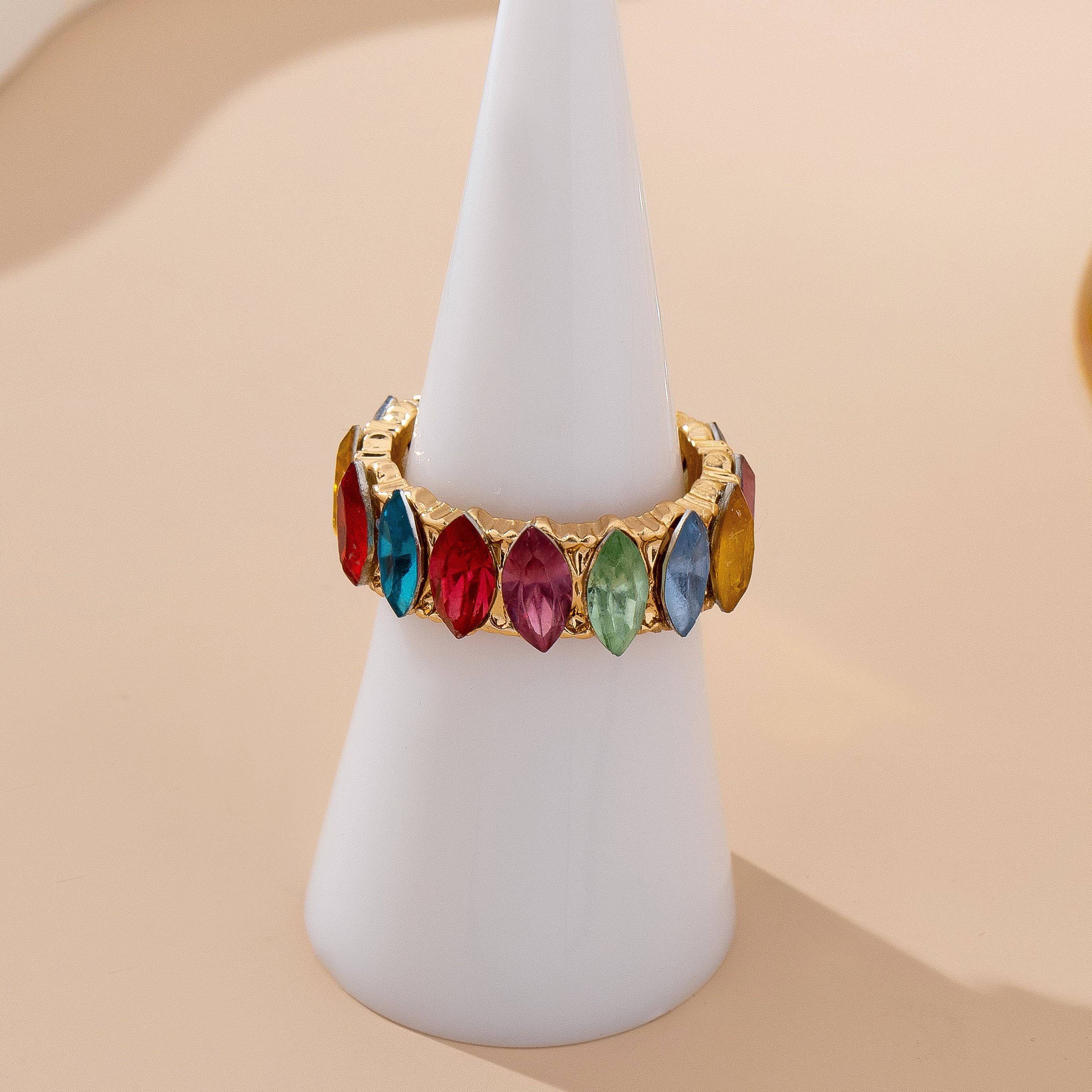 Rainbow Gem Ring