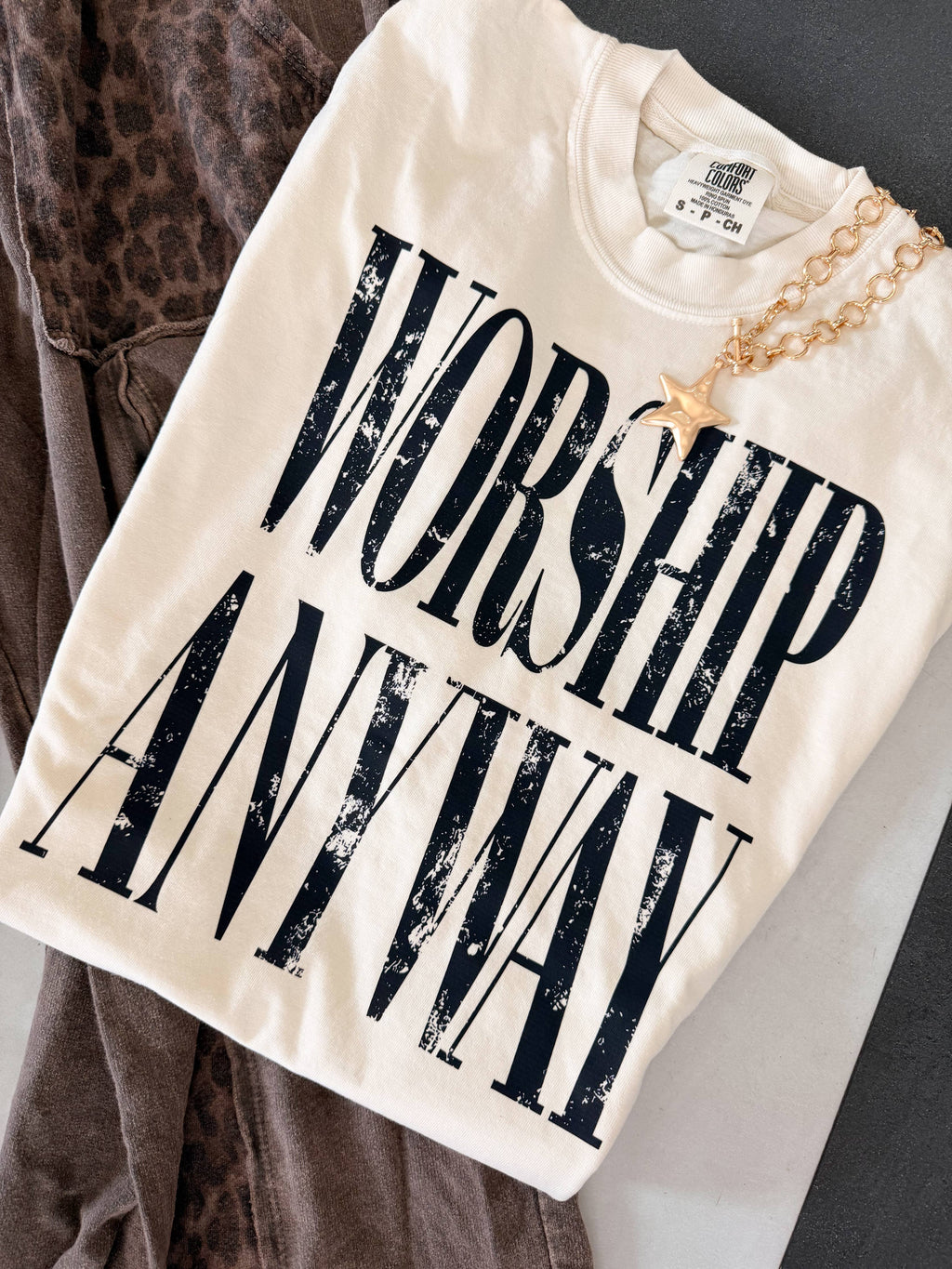 Worship Anyway tee