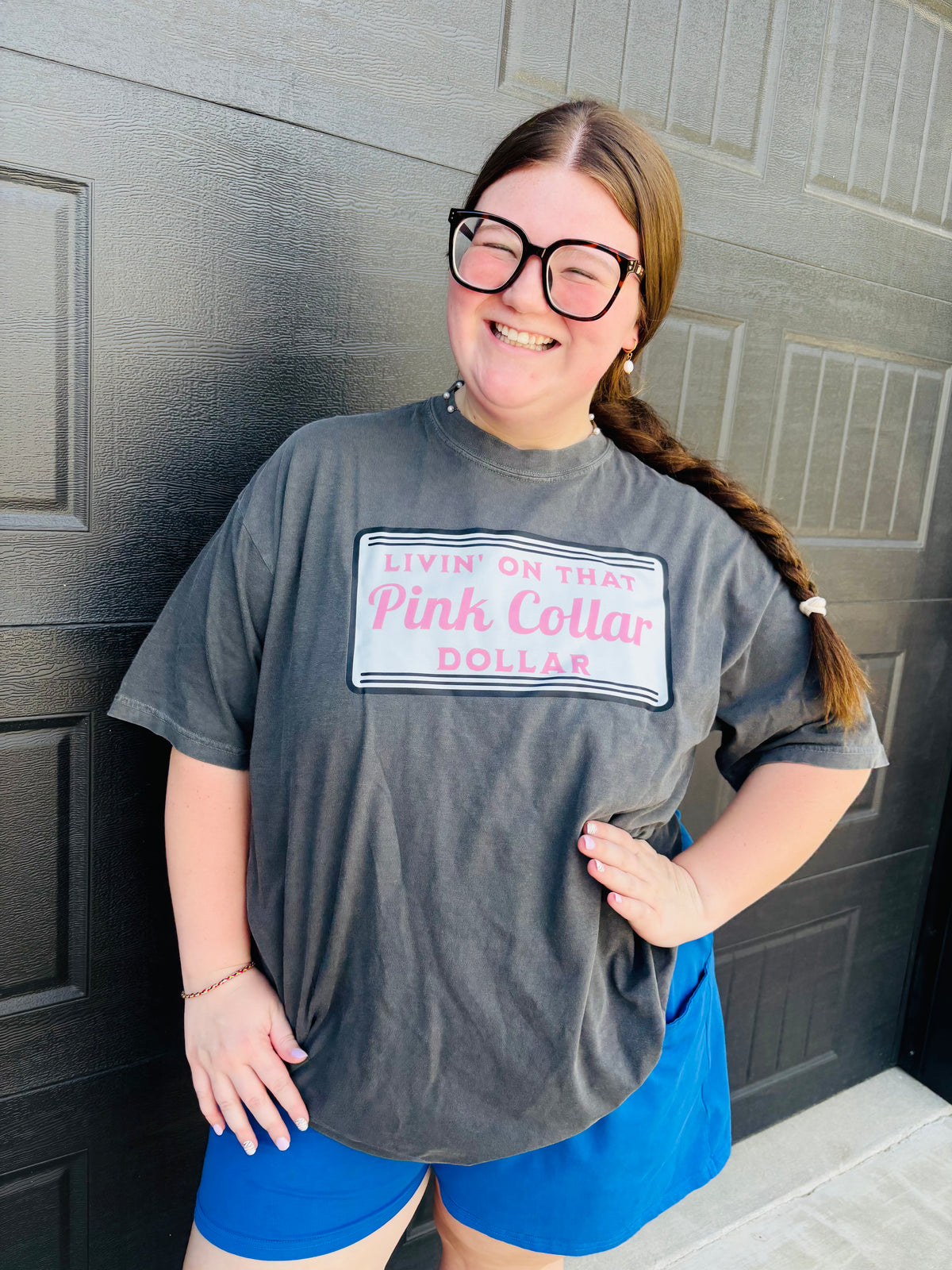 Livin' On That Pink Collar Dollar Tee
