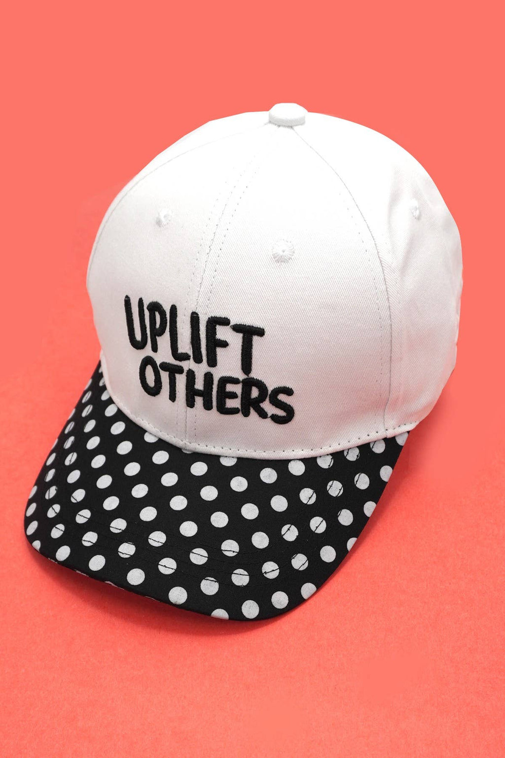 "Up Lift Others"  Polka Dot Hat