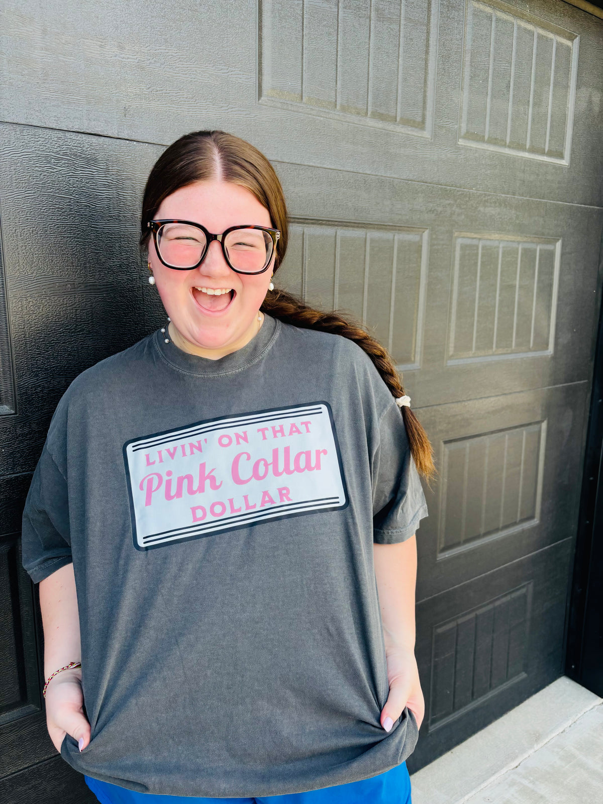 Livin' On That Pink Collar Dollar Tee