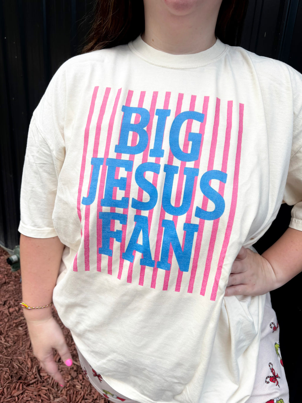Big Jesus Fan | Faith | GOD | Comfort Colors Graphic Tshirt