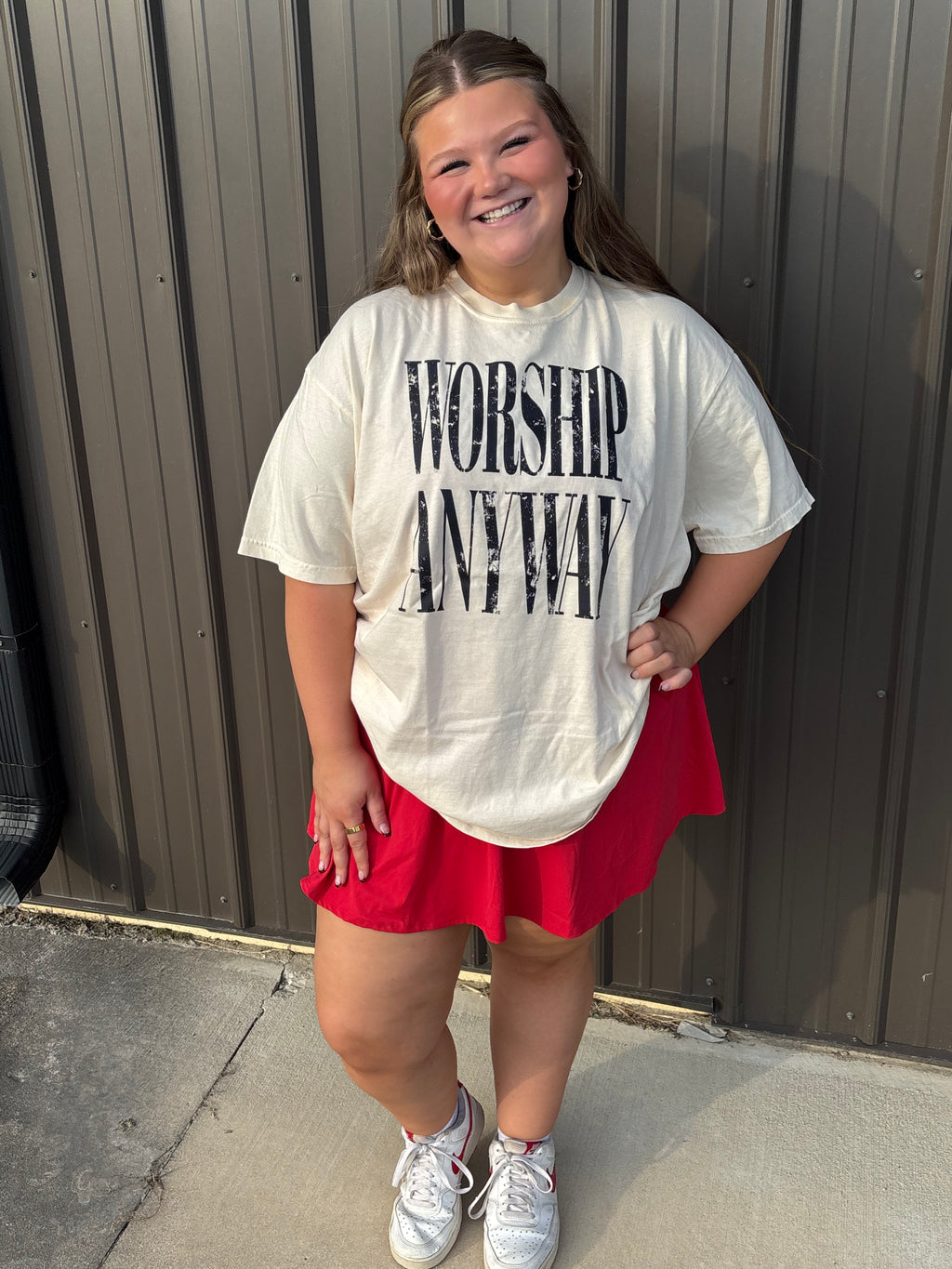 Worship Anyway tee