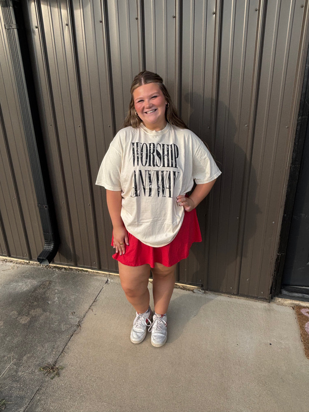 Worship Anyway tee