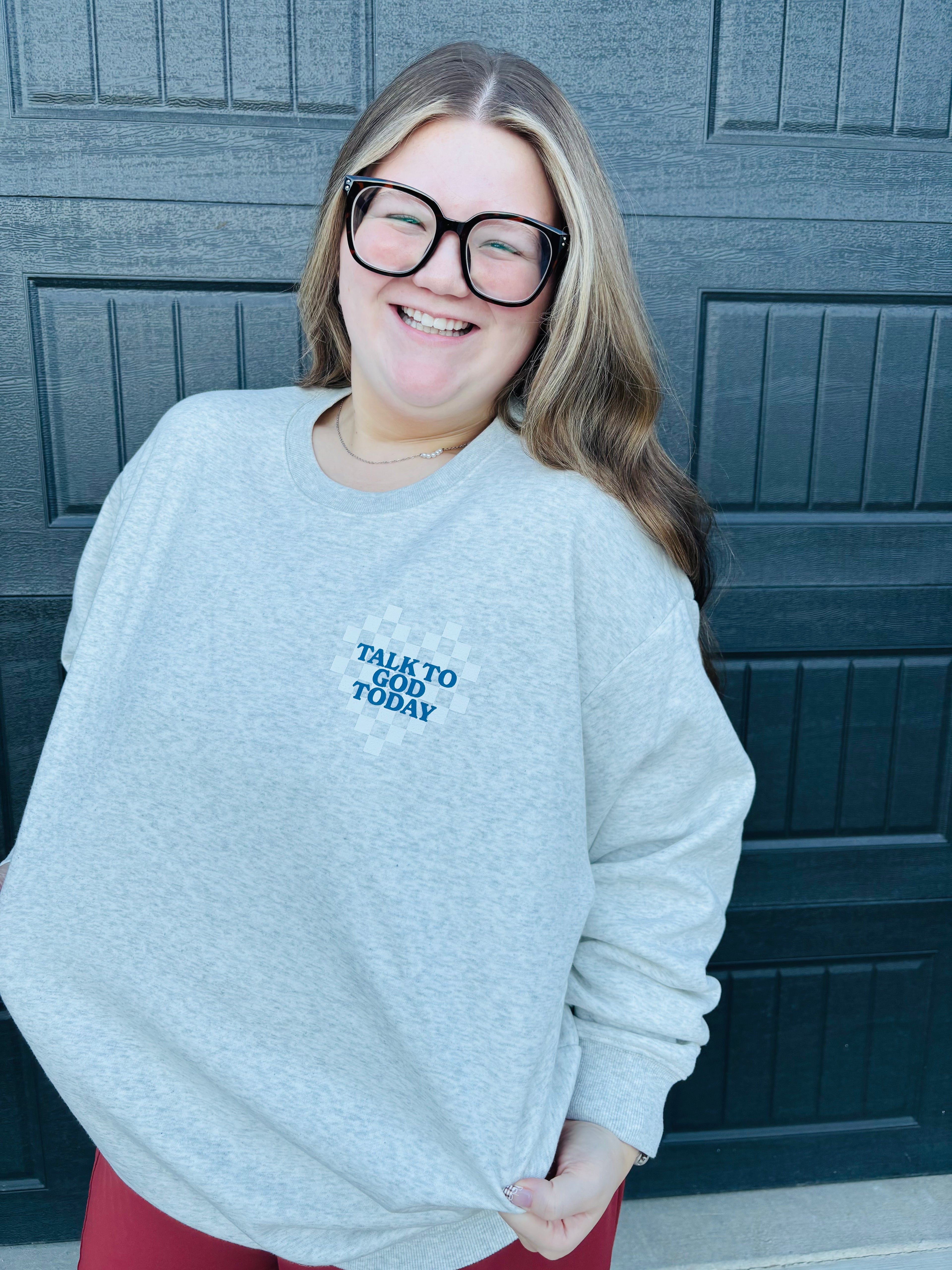 Talk to God Unisex Crewneck