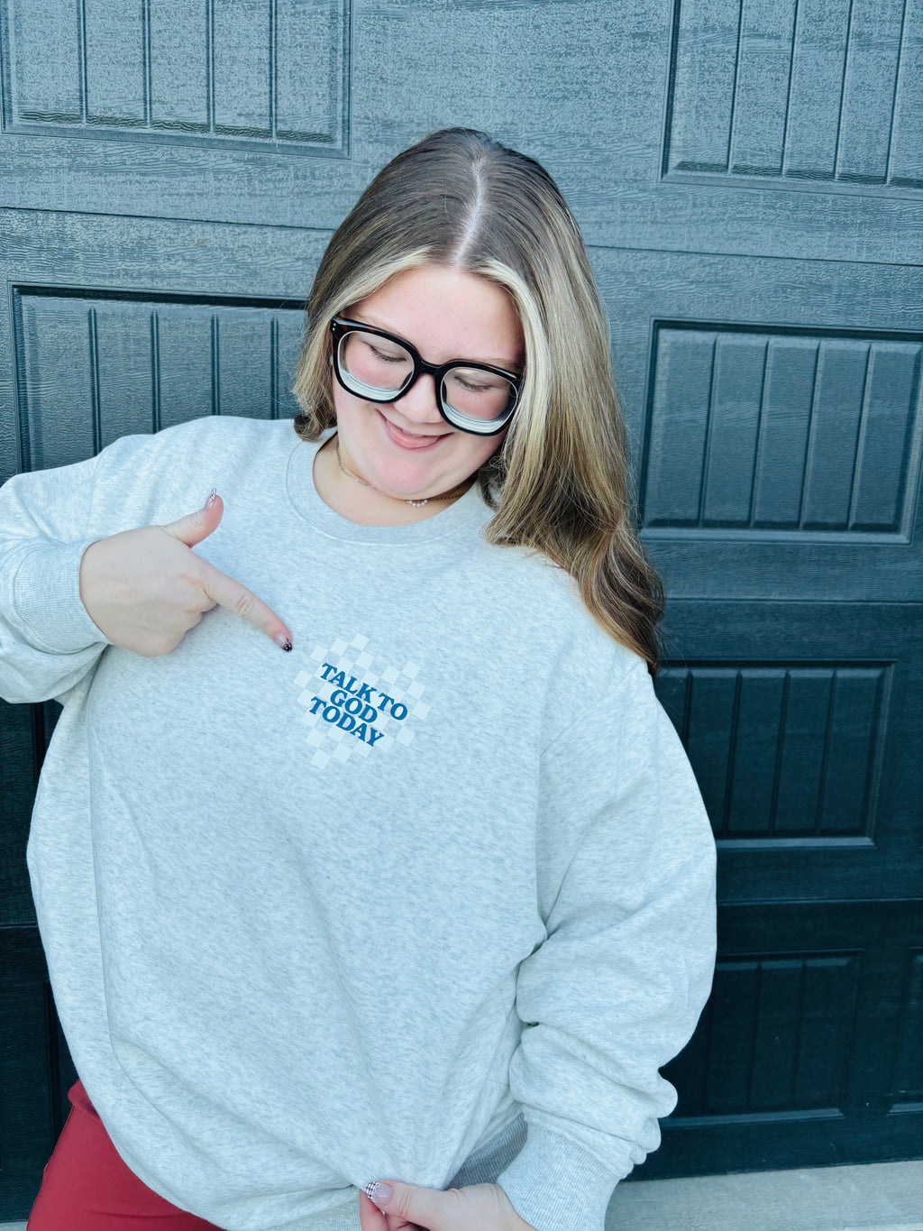 Talk to God Unisex Crewneck