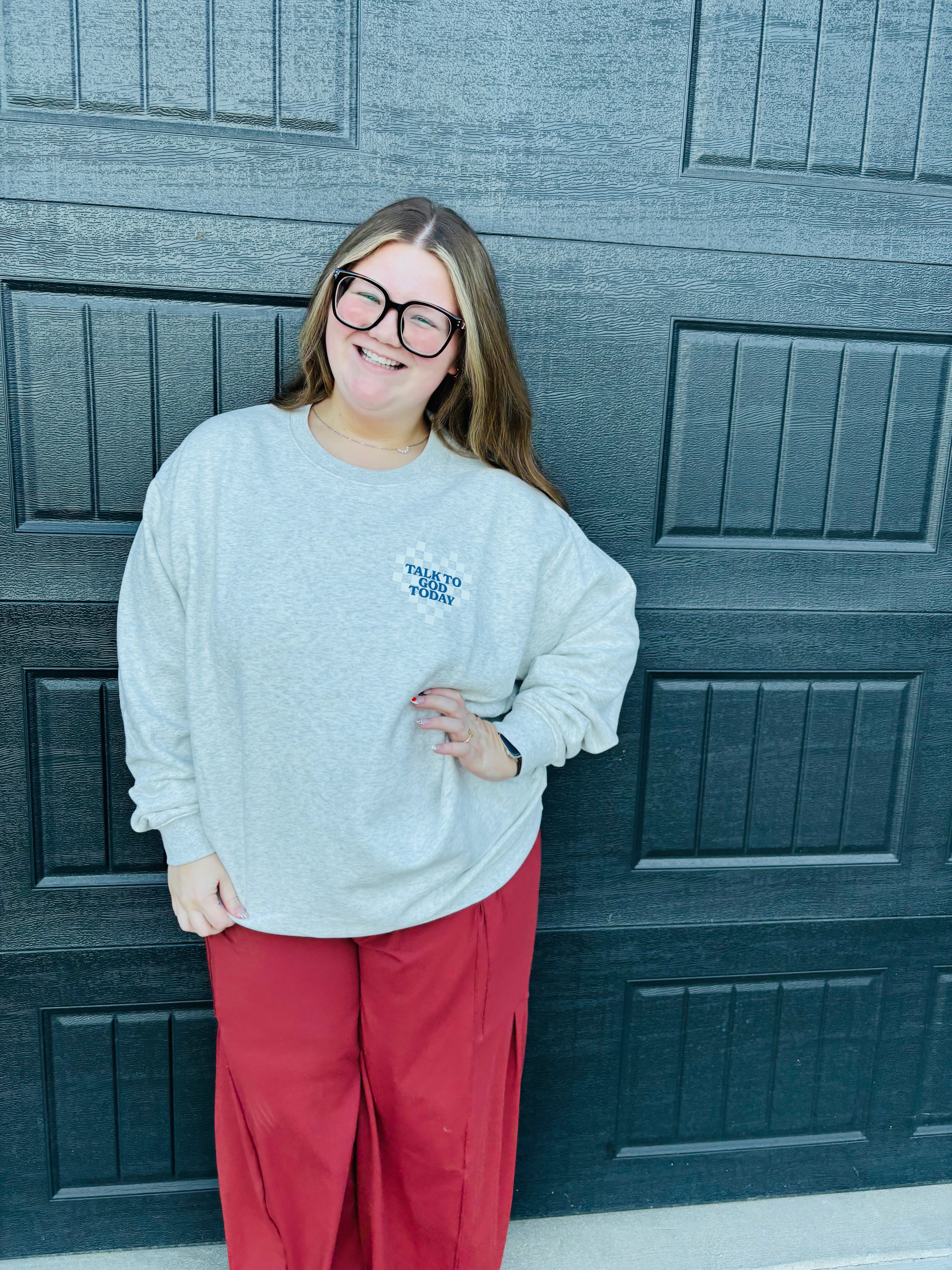 Talk to God Unisex Crewneck