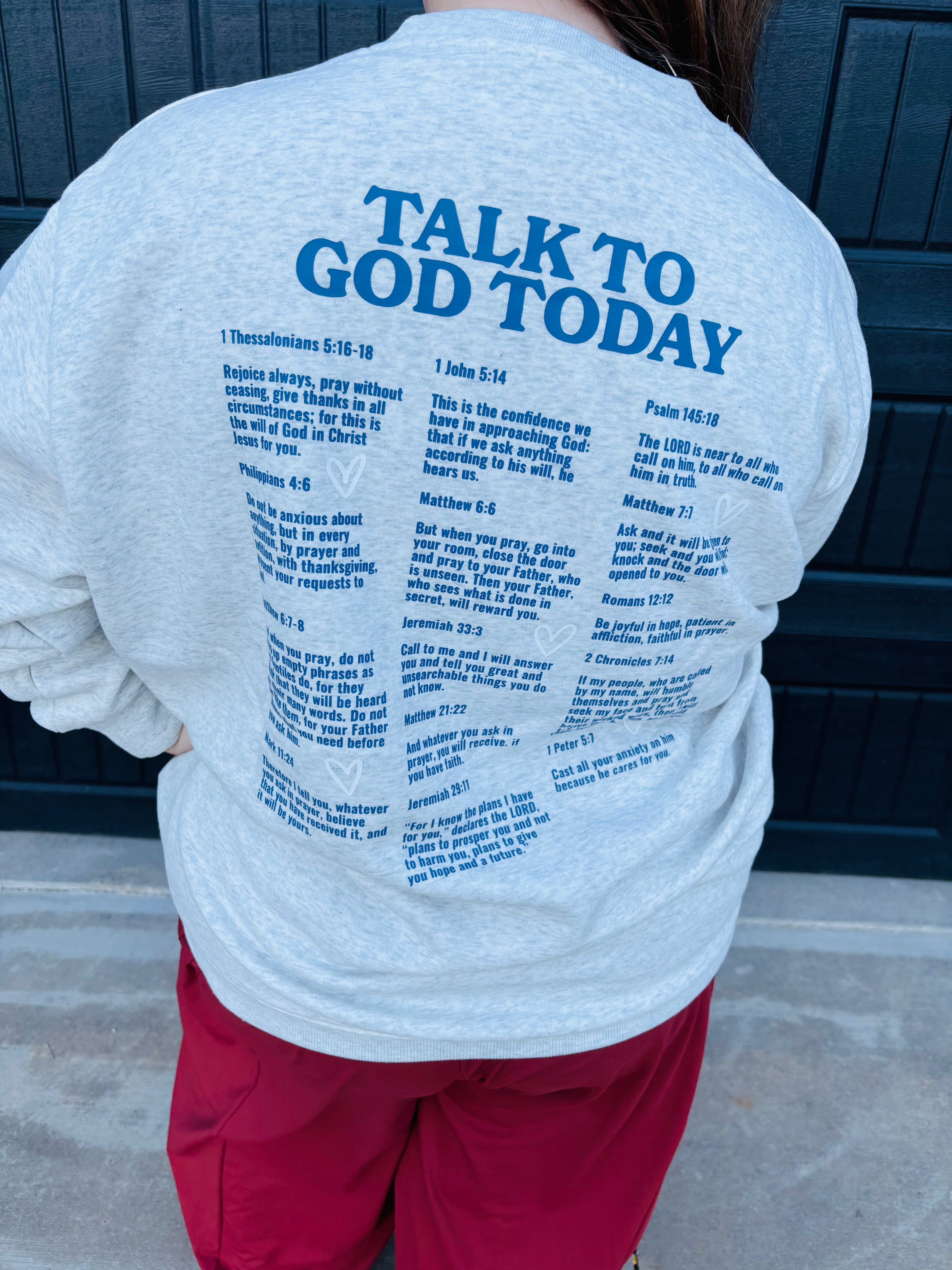 Talk to God Unisex Crewneck