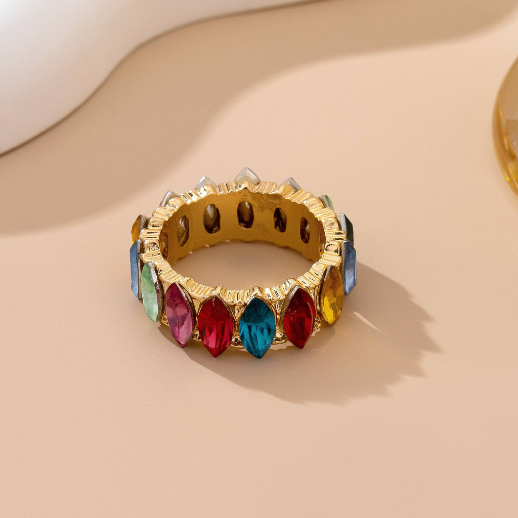 Rainbow Gem Ring