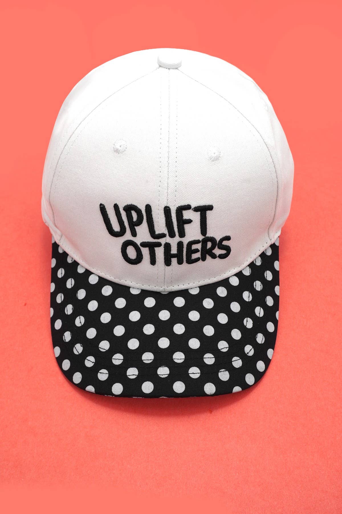"Up Lift Others"  Polka Dot Hat