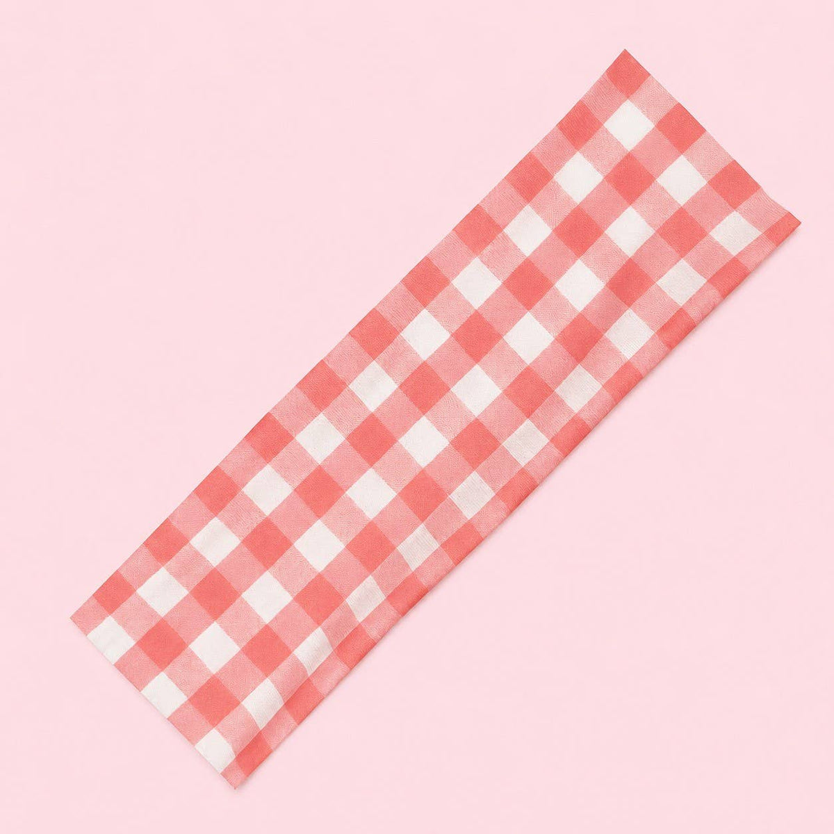 Red Gingham & Black Polka Dot Headband 2-pc Set